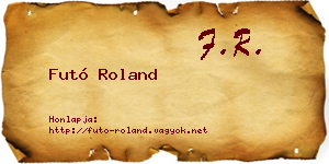 Futó Roland névjegykártya