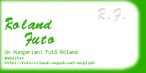 roland futo business card