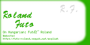 roland futo business card
